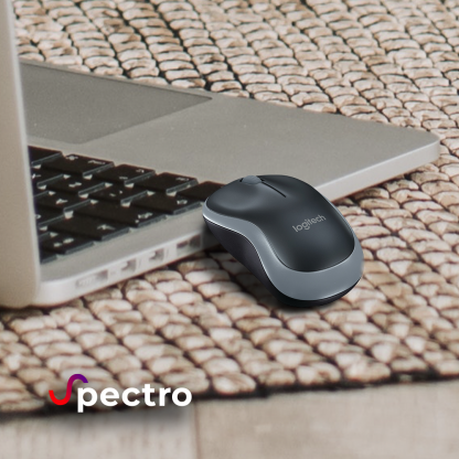 Mouse Logitech Inalámbrico M185 Gris/Negro